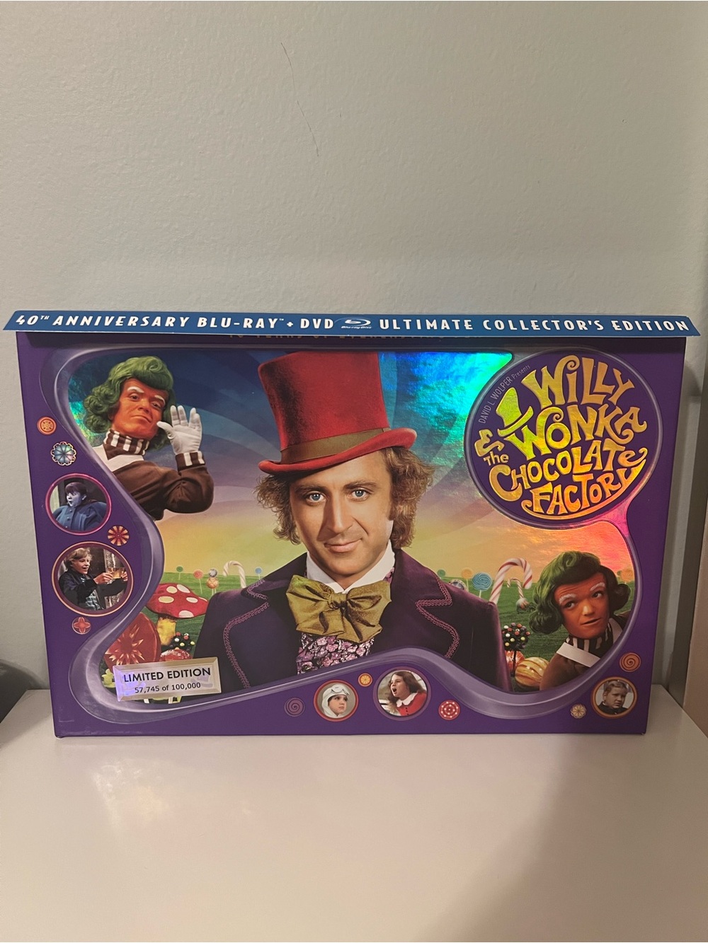 Willy Wonka and the Chocolate Factory 40th Anniversary Blu-Ray + DVD